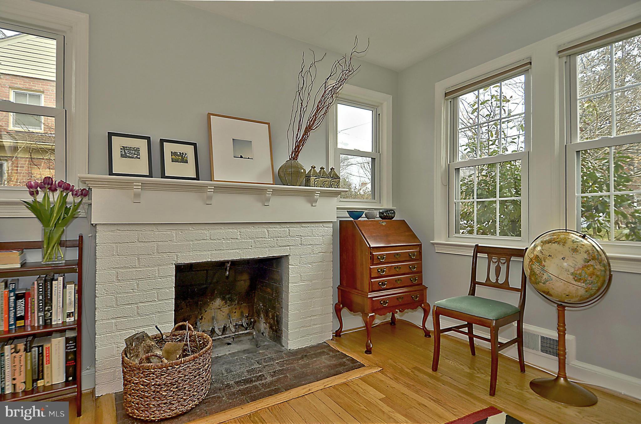 9508 Evergreen Street Silver Spring, MD 20901 - Photo 8 of 30 Great wood burning fireplace to keep you warm.