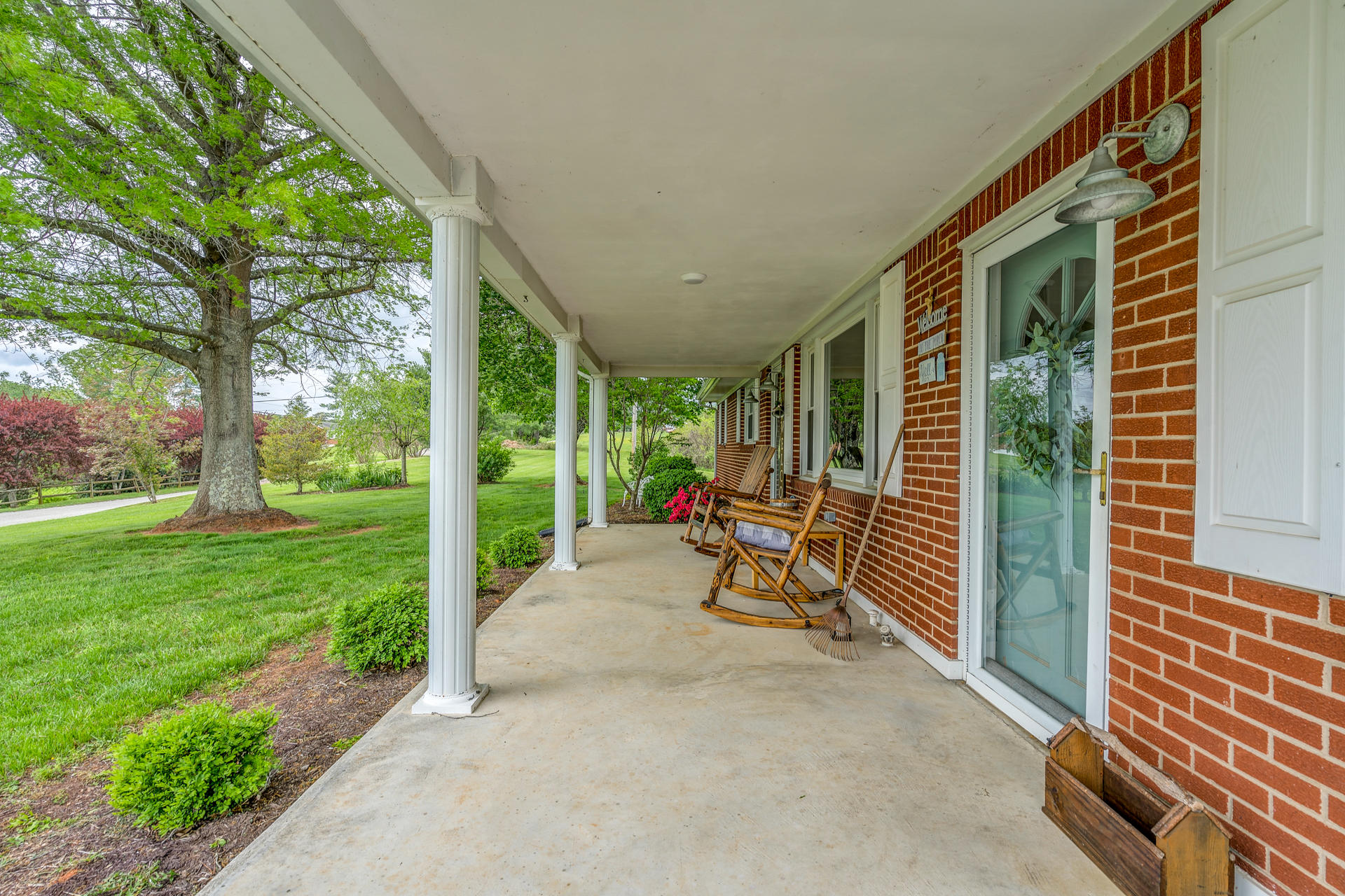 1672 Blankenship Road Goodview, VA 24095 - Photo 3 of 39 a bench is sitting in middle of the house