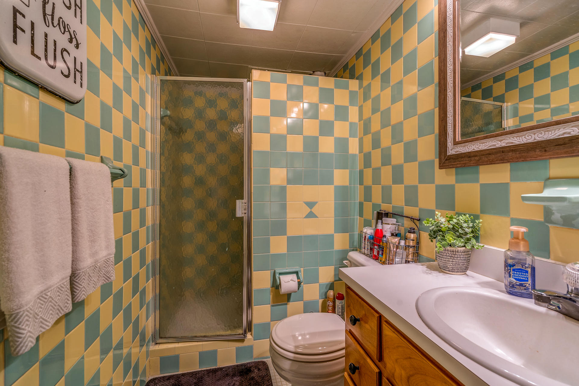 1672 Blankenship Road Goodview, VA 24095 - Photo 31 of 39 a bathroom with a sink toilet and shower