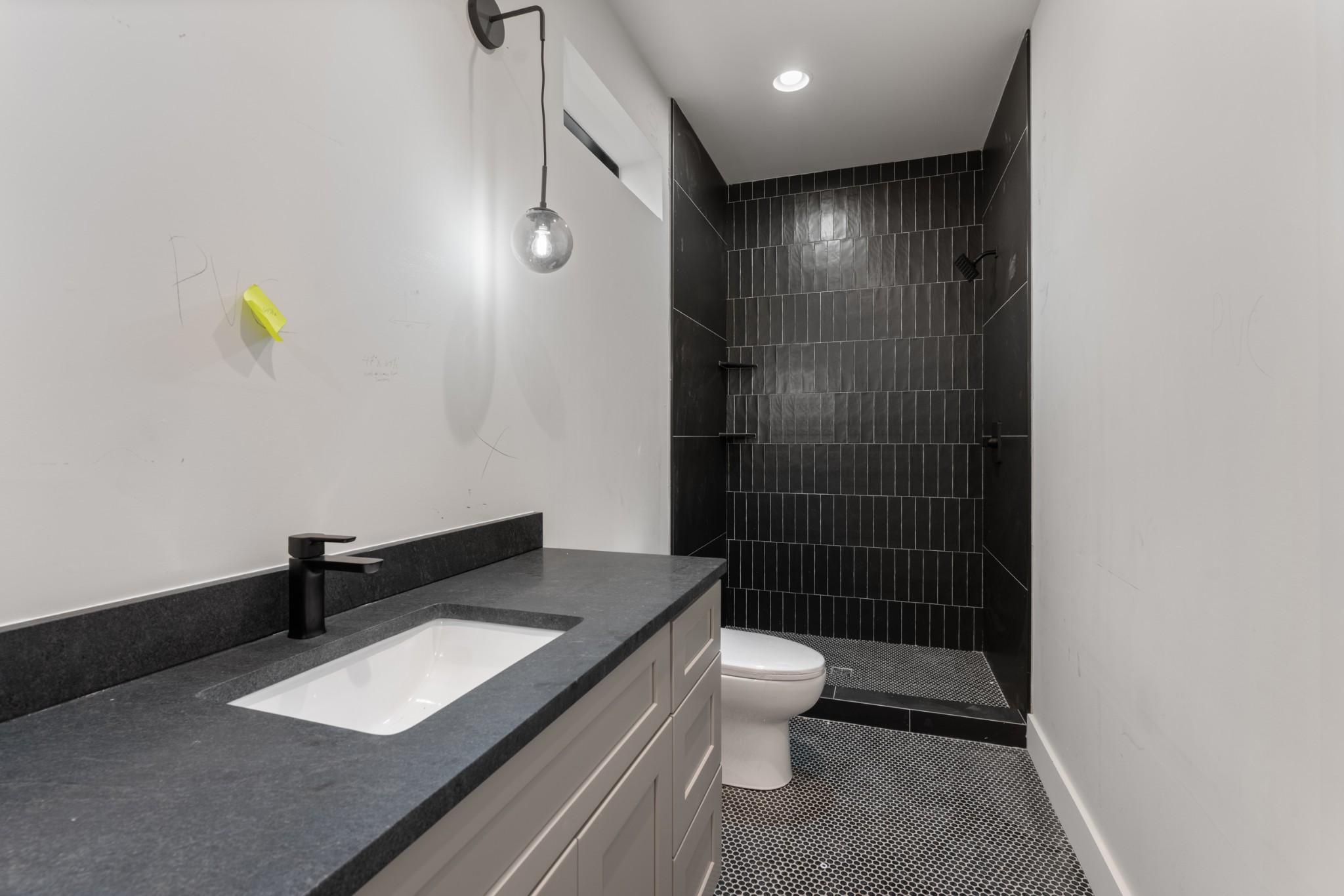 7678 Sawyer Brown Road Nashville, TN 37209 - Photo 57 of 77 a bathroom with a granite countertop sink and a mirror