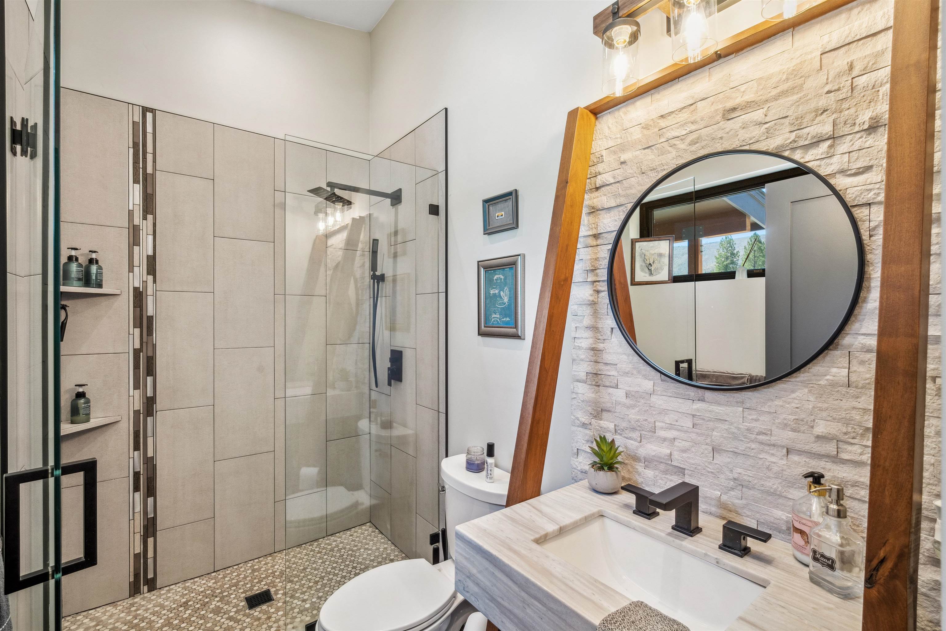 134 Smithneck Road Loyalton, CA 96118 - Photo 17 of 26 a bathroom with a sink toilet and shower