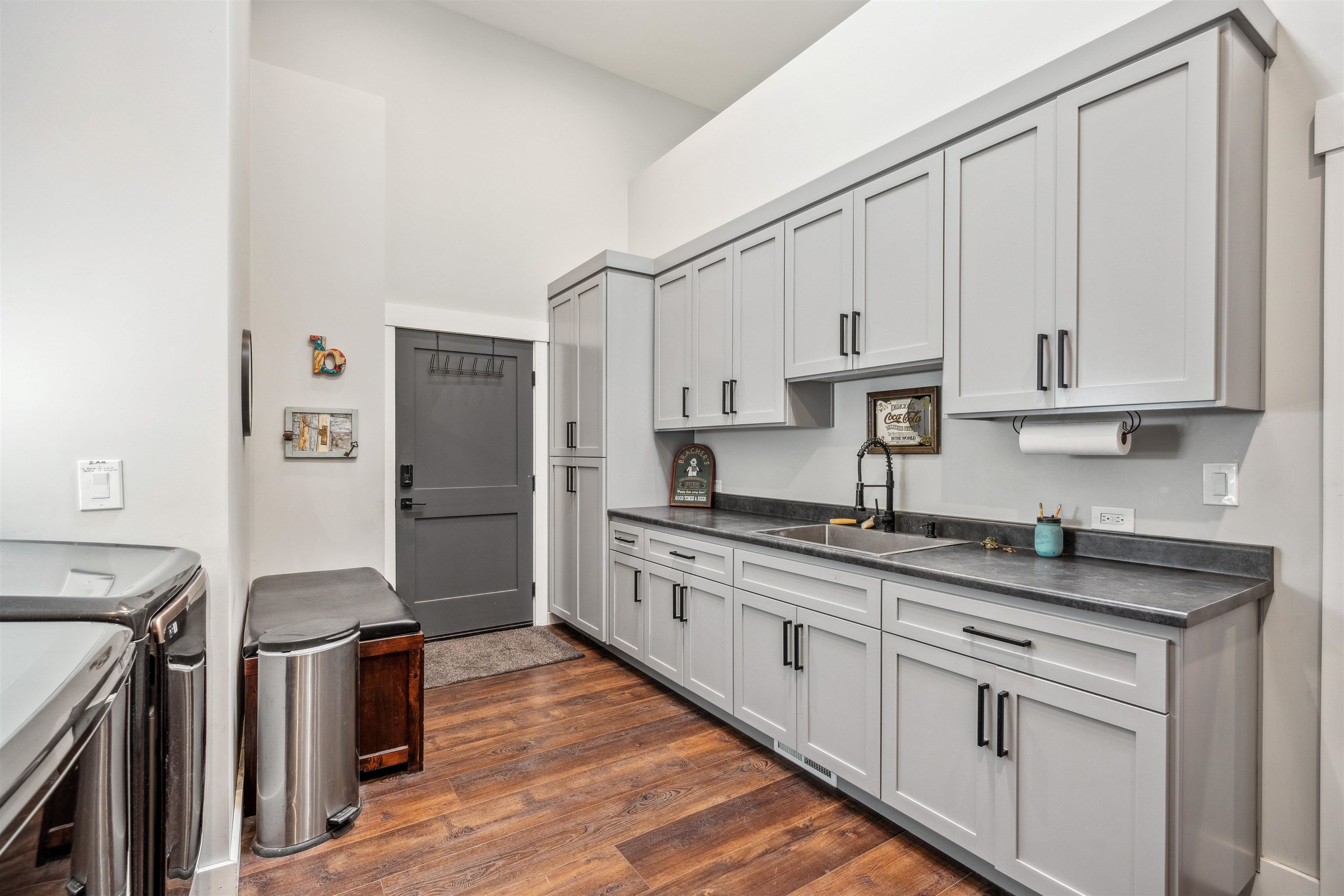 134 Smithneck Road Loyalton, CA 96118 - Photo 19 of 26 a kitchen with stainless steel appliances granite countertop a stove a sink and a refrigerator