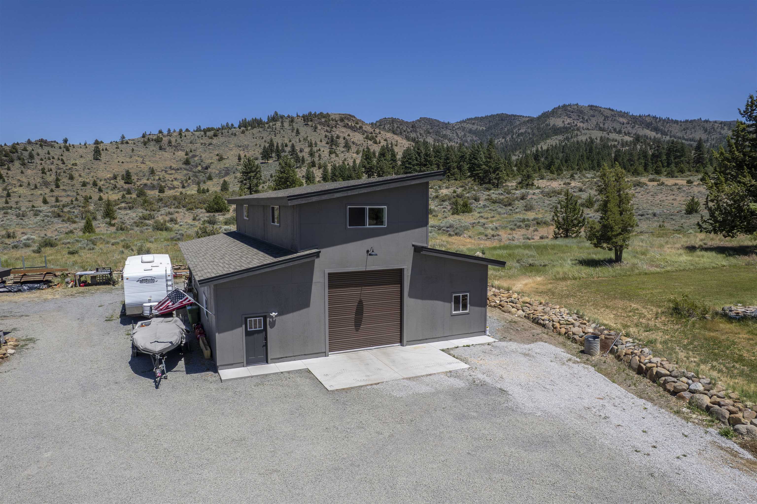 134 Smithneck Road Loyalton, CA 96118 - Photo 3 of 26 a view of a terrace with a wooden fence