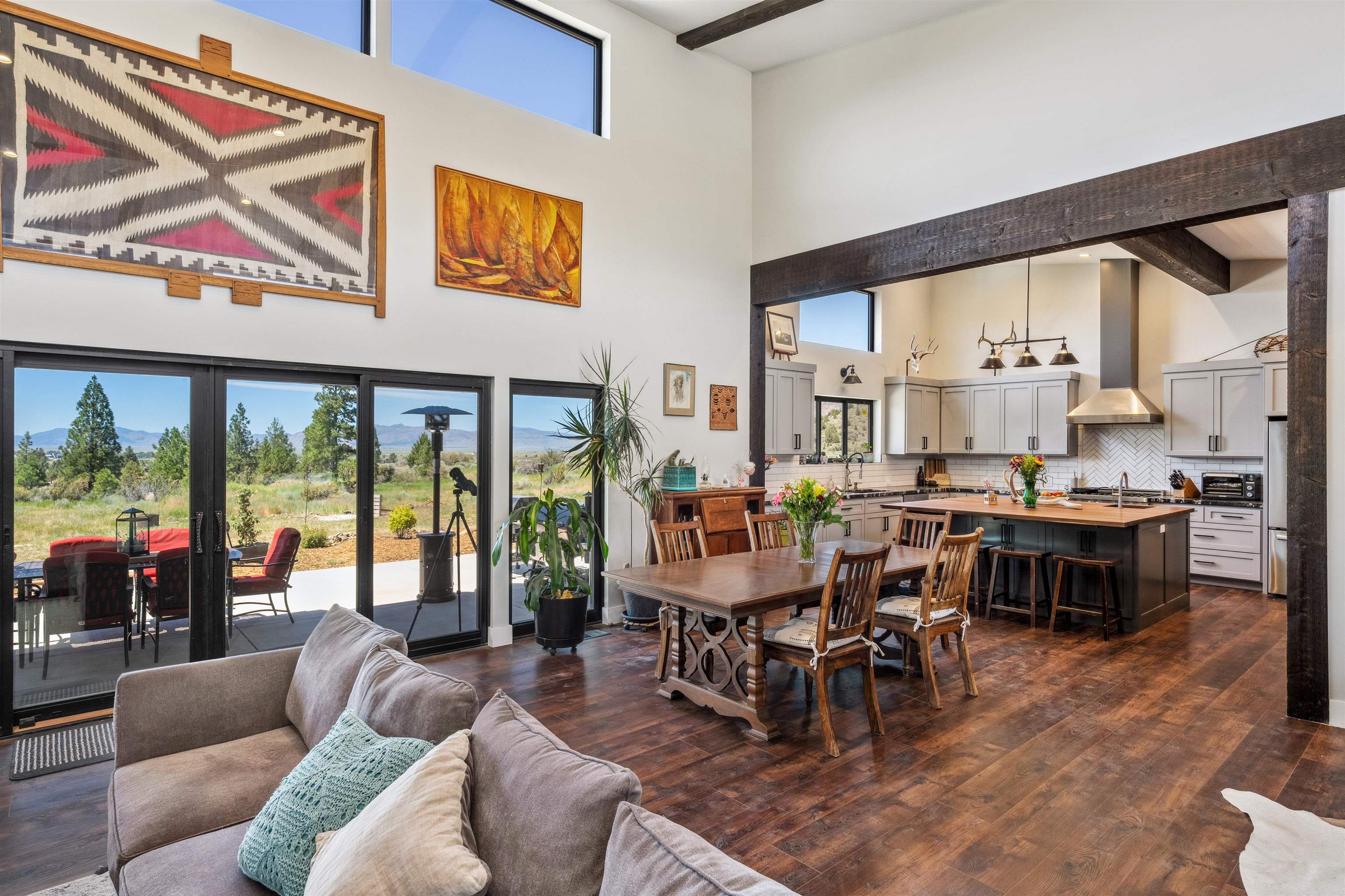 134 Smithneck Road Loyalton, CA 96118 - Photo 5 of 26 a living room with lots of furniture and a large window