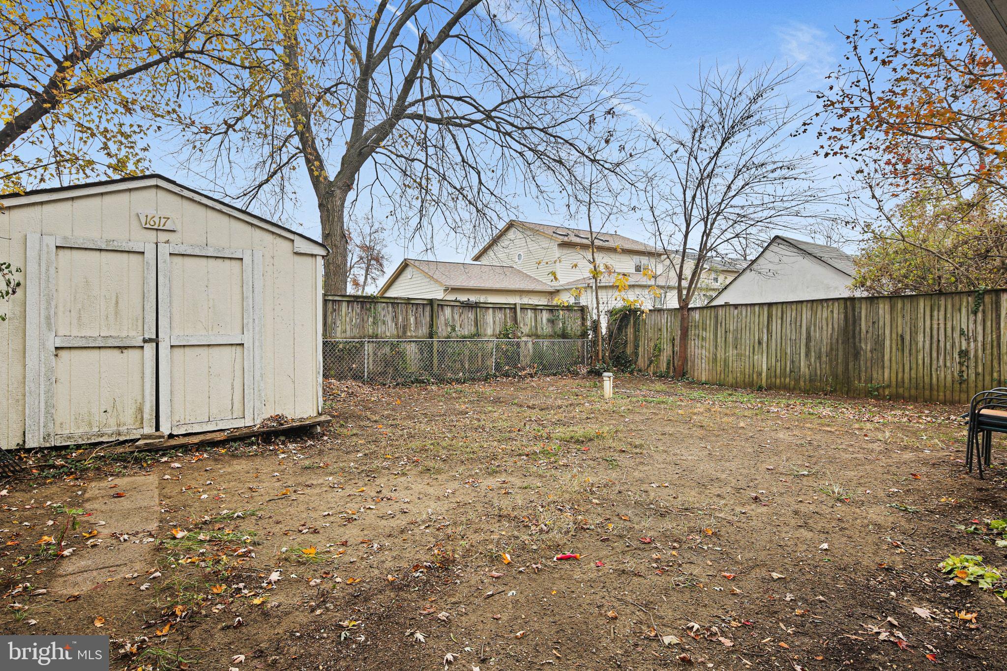 1617 Midland Road Edgewater, MD 21037 - Photo 30 of 37 Fenced Backyard w/Shed