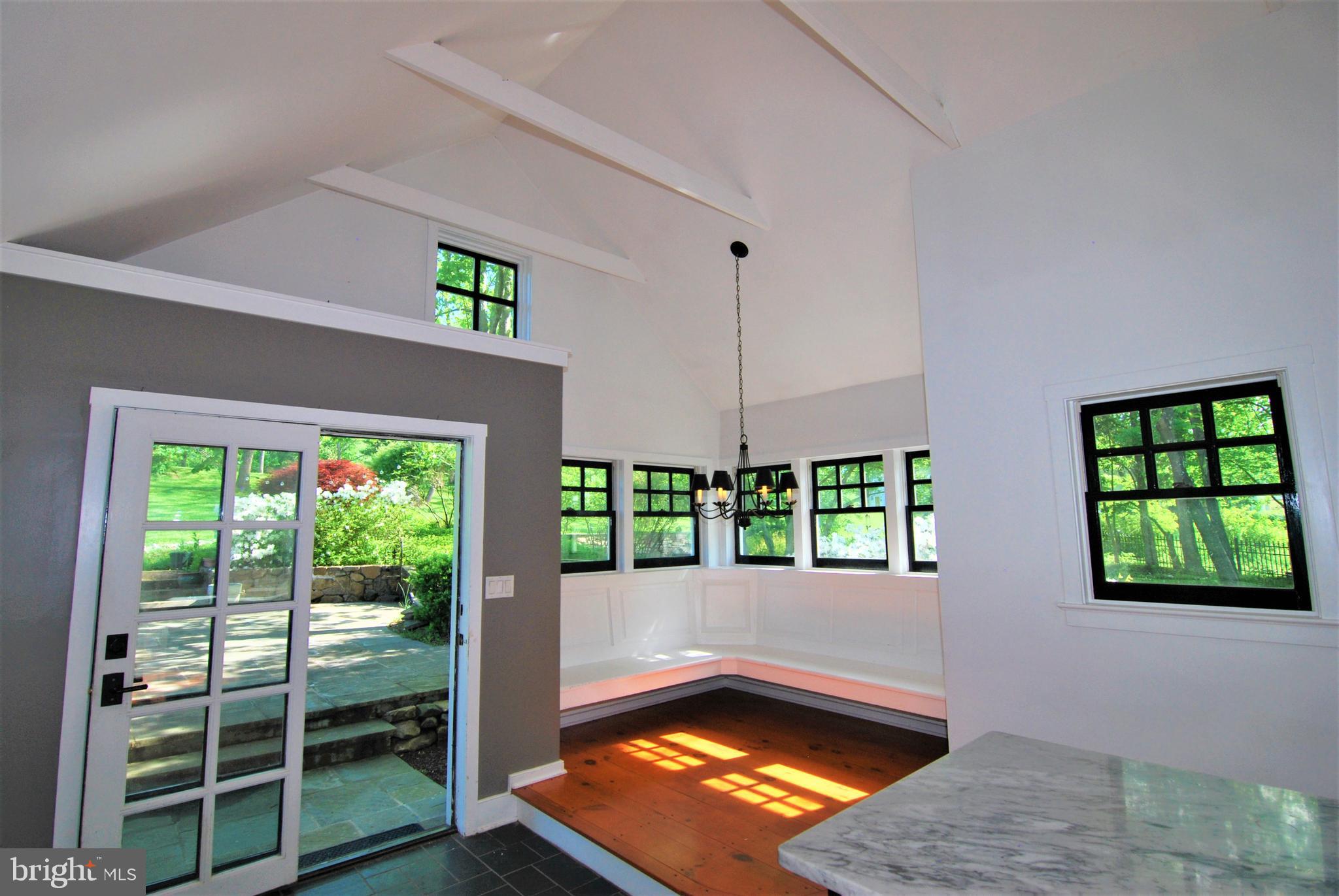 367 Pineville Road Newtown, PA 18940 - Photo 14 of 43 Large Vaulted Eating Area & Sliders to Slate Patio