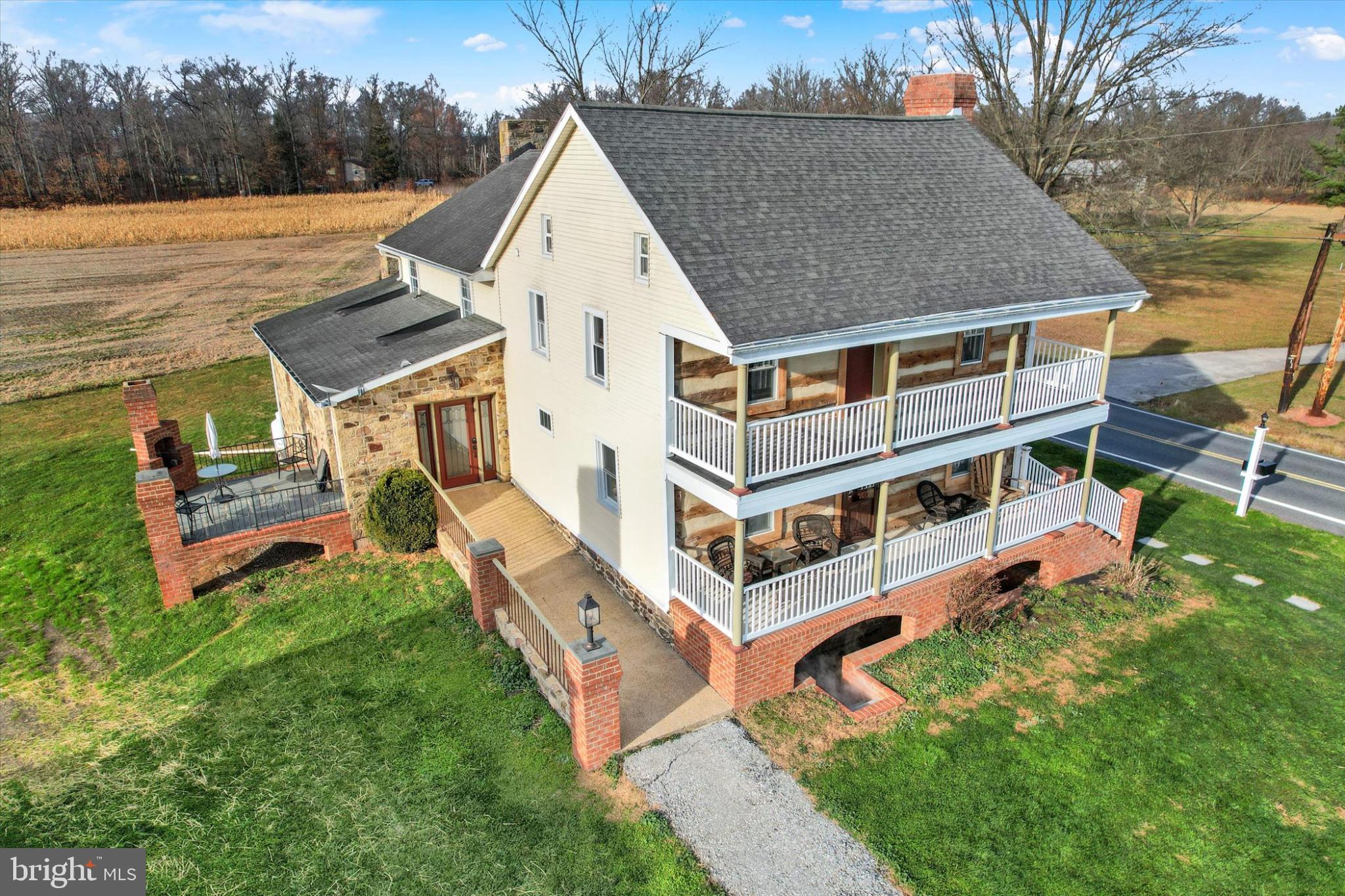 2894 Oxford Road New Oxford, PA 17350 - Photo 61 of 71 Main House Aerial Photo