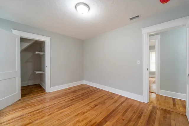 wooden floor in an empty room