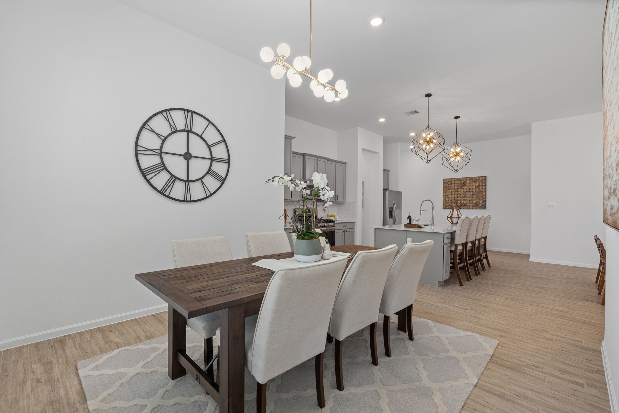 3612 Paloma Fls Lane Rosenberg, TX 77469 - Photo 22 of 49 a view of a dining room with furniture and chandelier