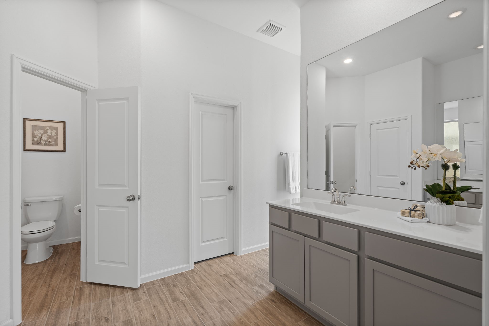 3612 Paloma Fls Lane Rosenberg, TX 77469 - Photo 32 of 49 a bathroom with a sink and a mirror