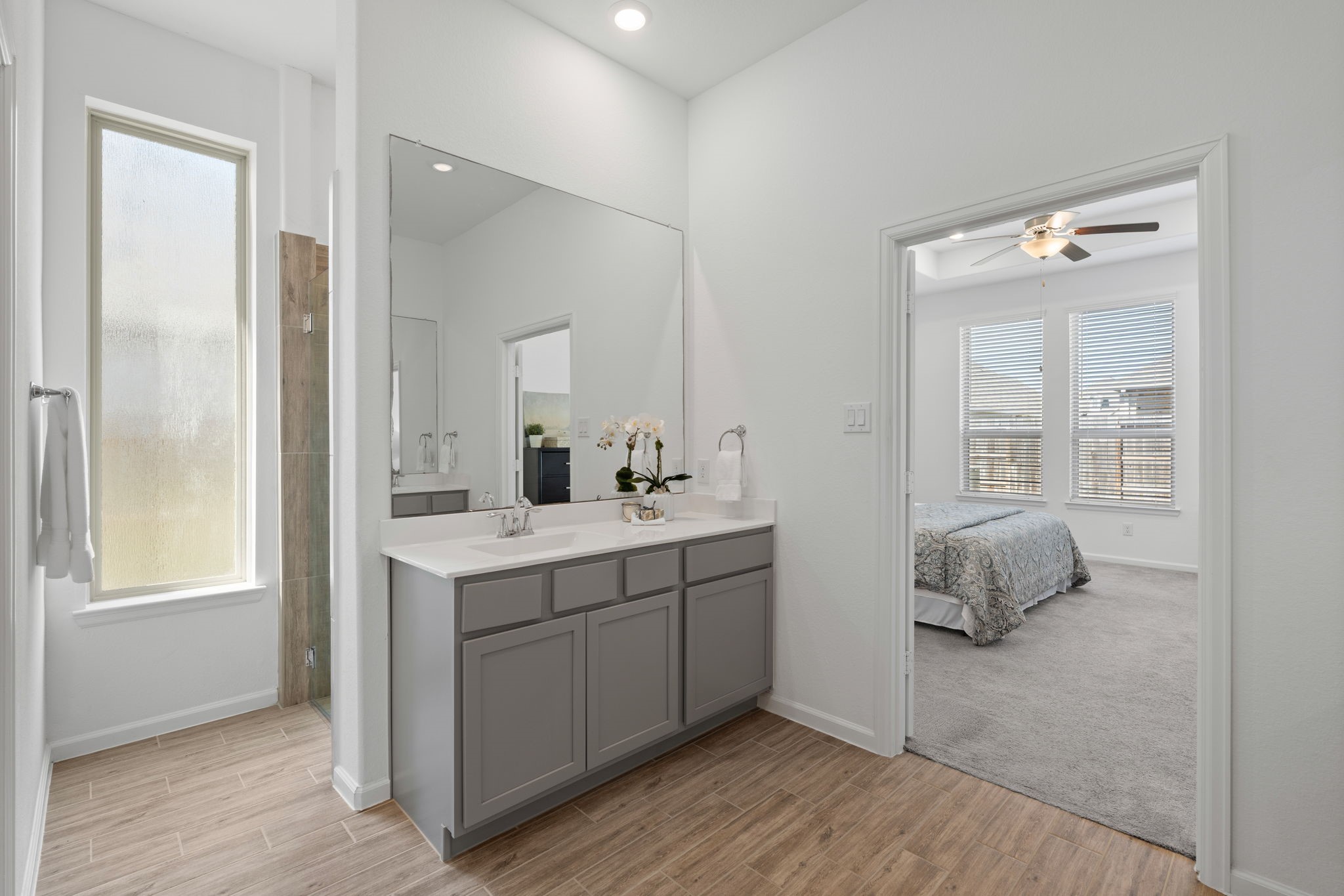 3612 Paloma Fls Lane Rosenberg, TX 77469 - Photo 33 of 49 a bathroom with a double vanity sink mirror and