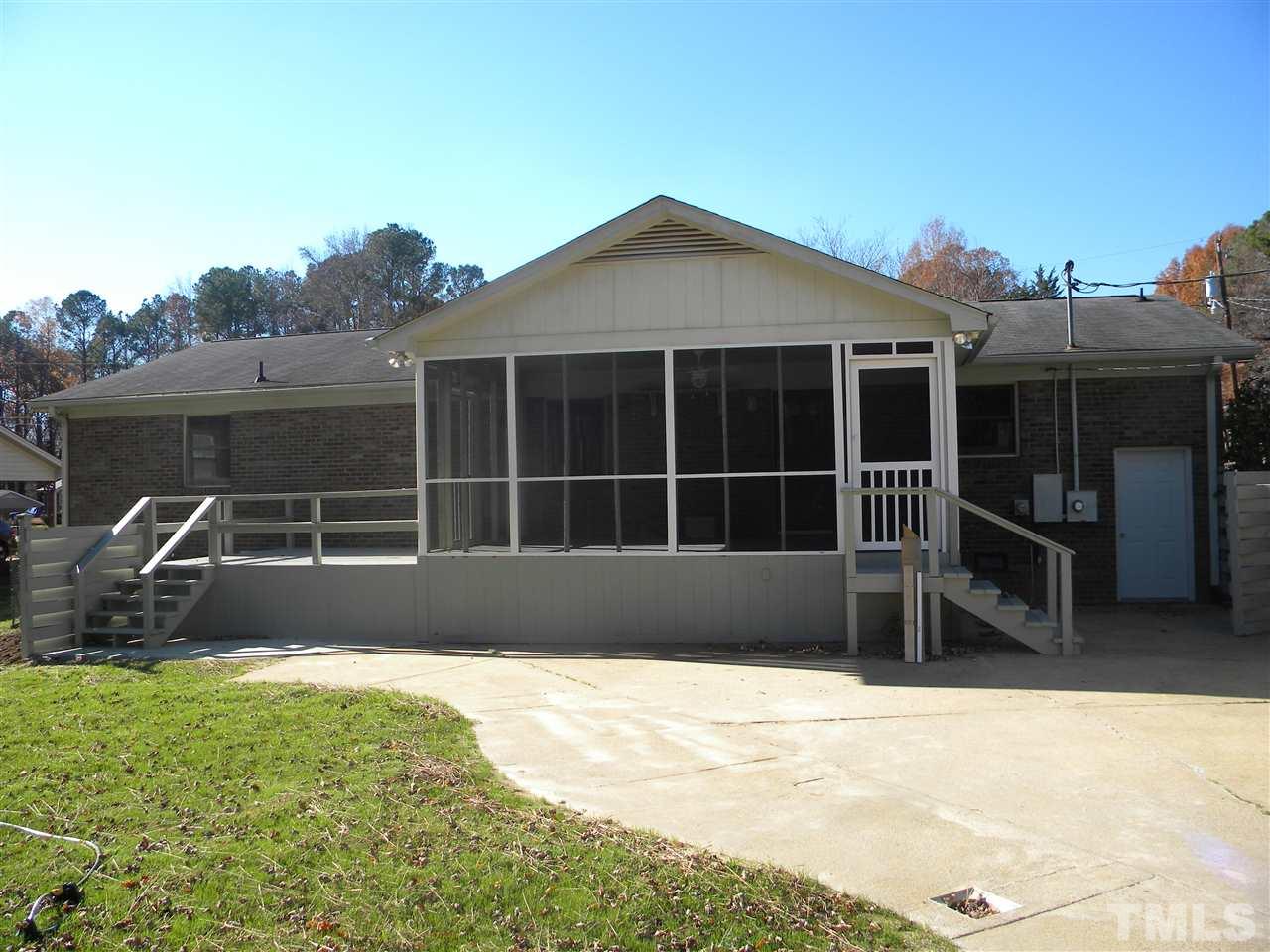 4920 Mandel Road Durham, NC 27712 - Photo 19 of 20 Deck and large screened porch.