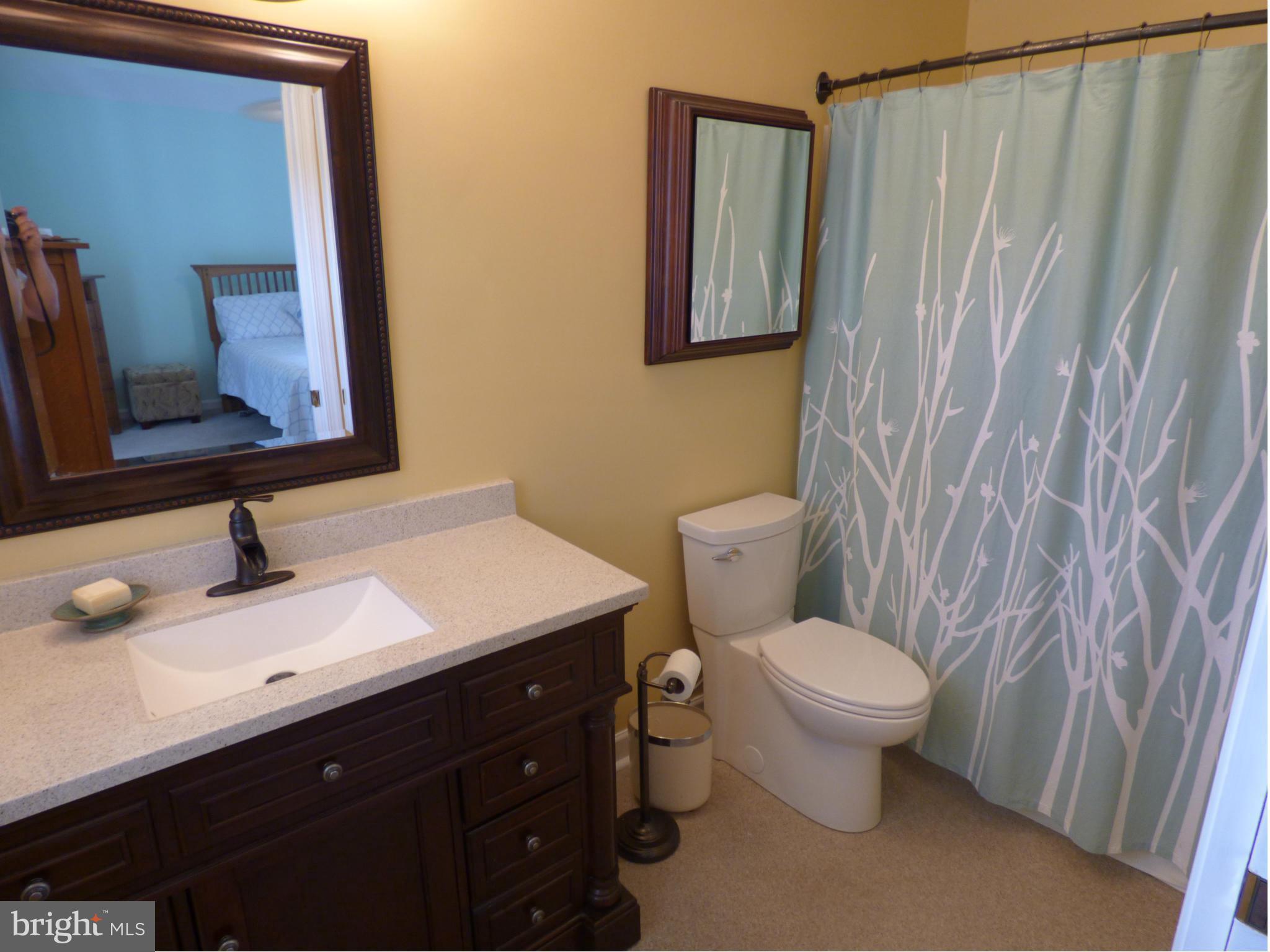 105 Myers Road Chestertown, MD 21620 - Photo 17 of 30 a bathroom with a toilet sink and mirror