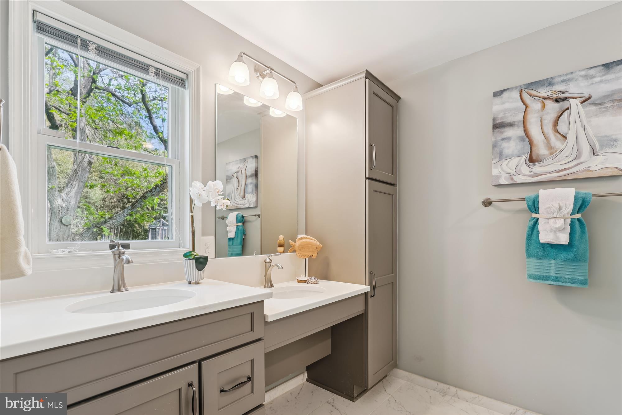 6516 Elmdale Road Alexandria, VA 22312 - Photo 33 of 53 Master shower bath - redone about 2022