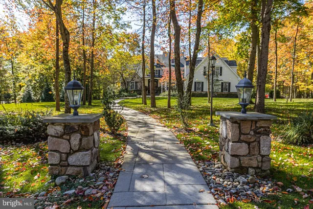 a front view of a house with plants