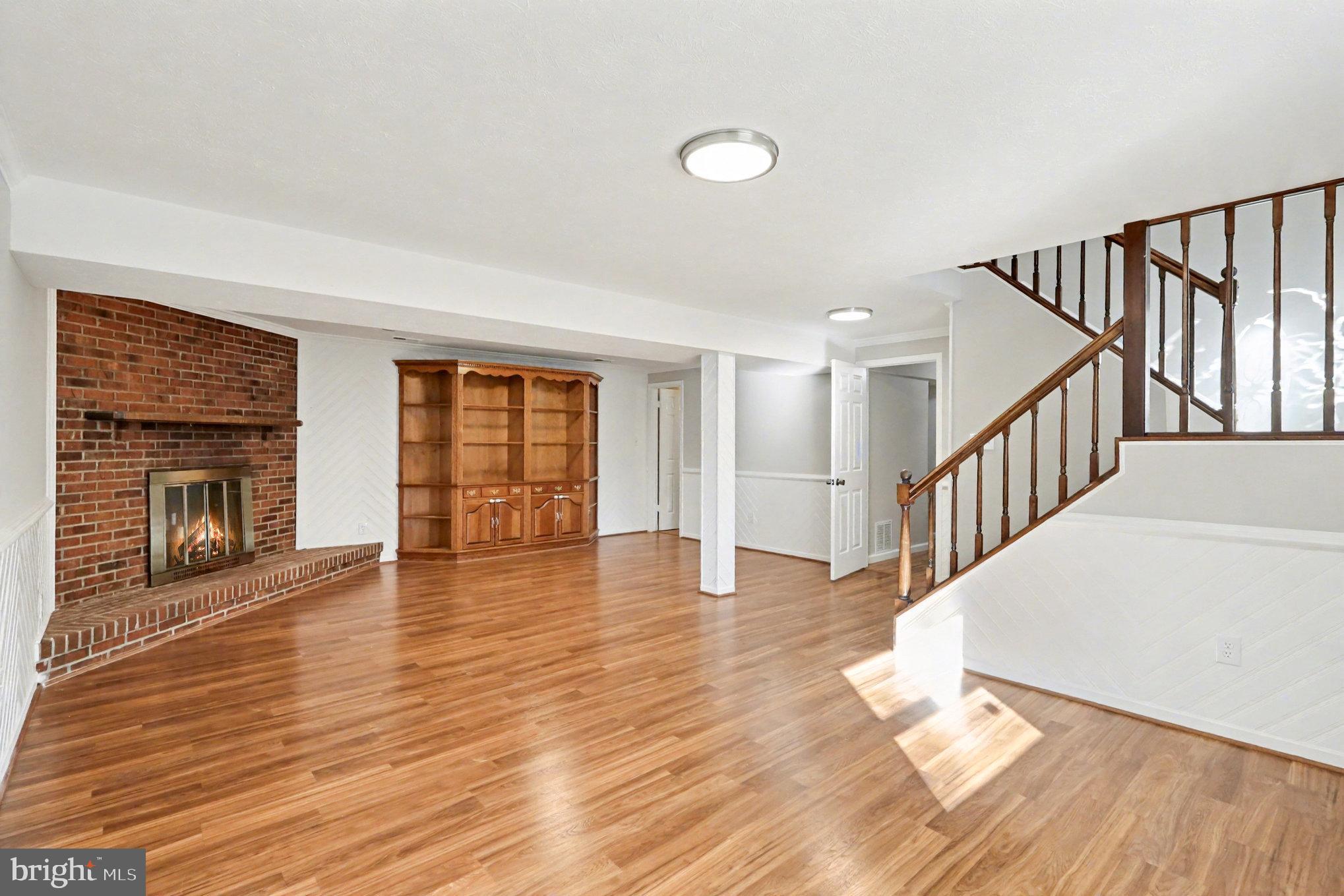 13460 Grandpas Road Nokesville, VA 20181 - Photo 24 of 37 Family Room with F/P! & Attached Bookcase!