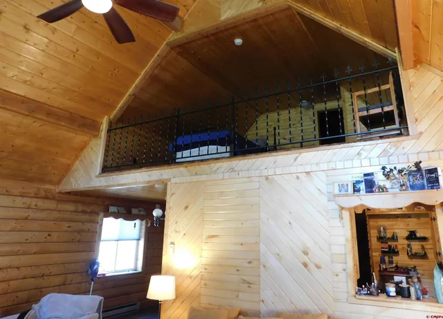 a view of a brick building