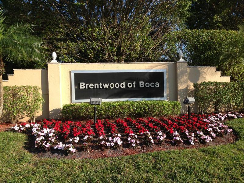 8165 Copenhagen Way Boca Raton, FL 33434 - Photo 32 of 48 Brentwood of Boca Sign