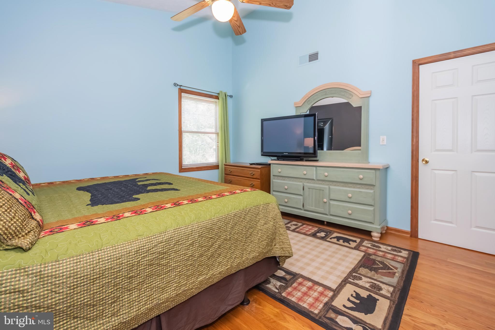 592 Marsh Hill Road McHenry, MD 21541 - Photo 27 of 51 a bedroom with a bed and a television