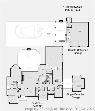 $899,000 | 4150 Willowgate Drive, Fayetteville, NC 28312