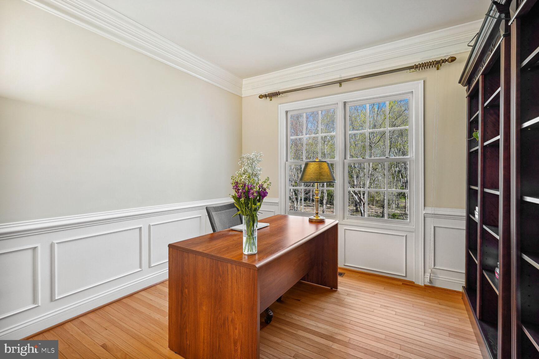11308 Ridge Mist Terrace Potomac, MD 20854 - Photo 11 of 31 Office/Study with Custom Moldings