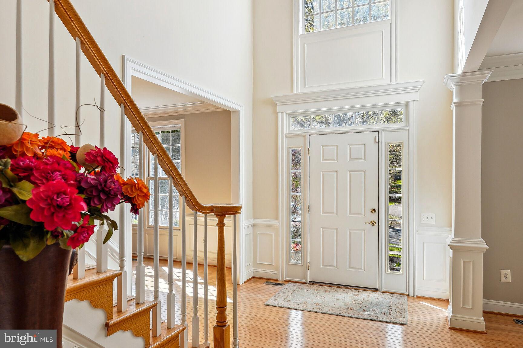 11308 Ridge Mist Terrace Potomac, MD 20854 - Photo 5 of 31 Two Story Foyer/Hardwoods in Formal Rooms