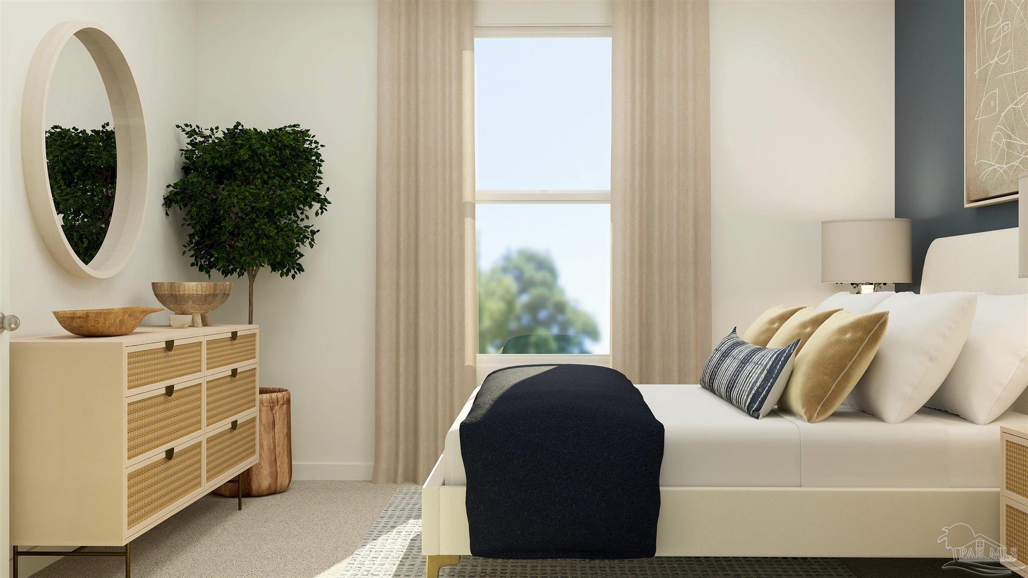 5958 Briarcliff Lane Pace, FL 32571 - Photo 21 of 23 a bedroom with furniture and a window