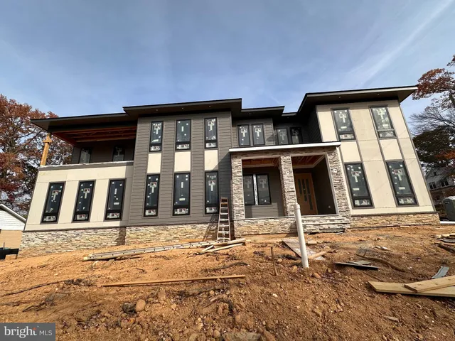 front view of a house with a street