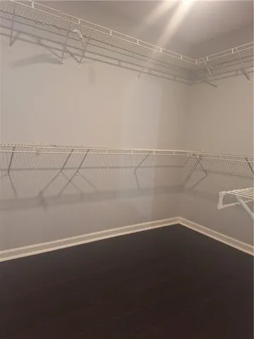 a view of a room with an empty space
