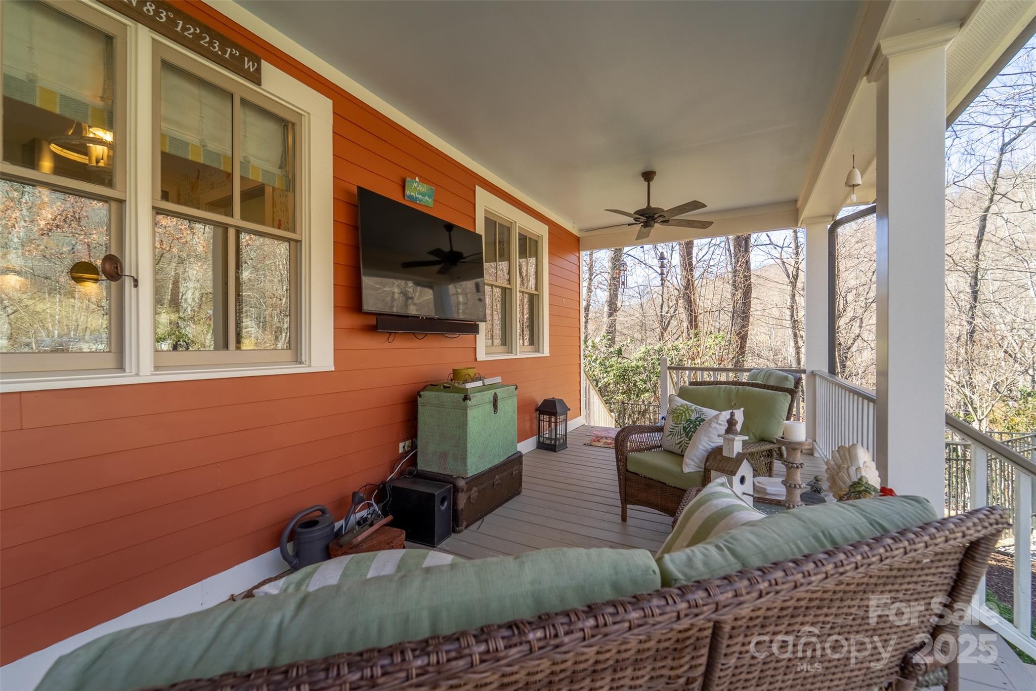 1226 Monteith Branch Road Sylva, NC 28779 - Photo 13 of 40 a living room with furniture and a window