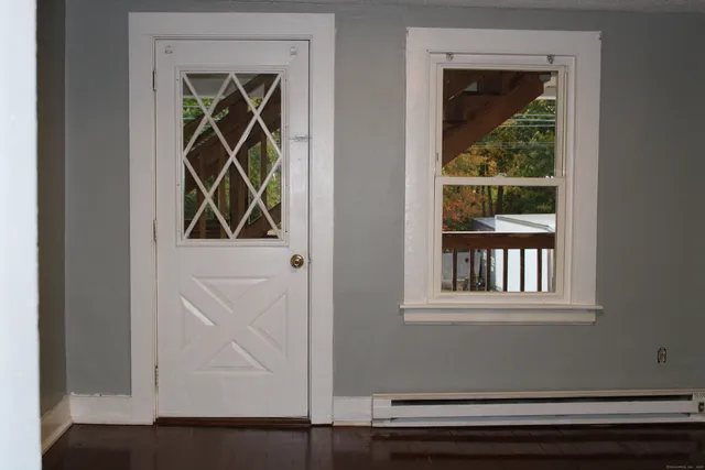 a view of front door of a house