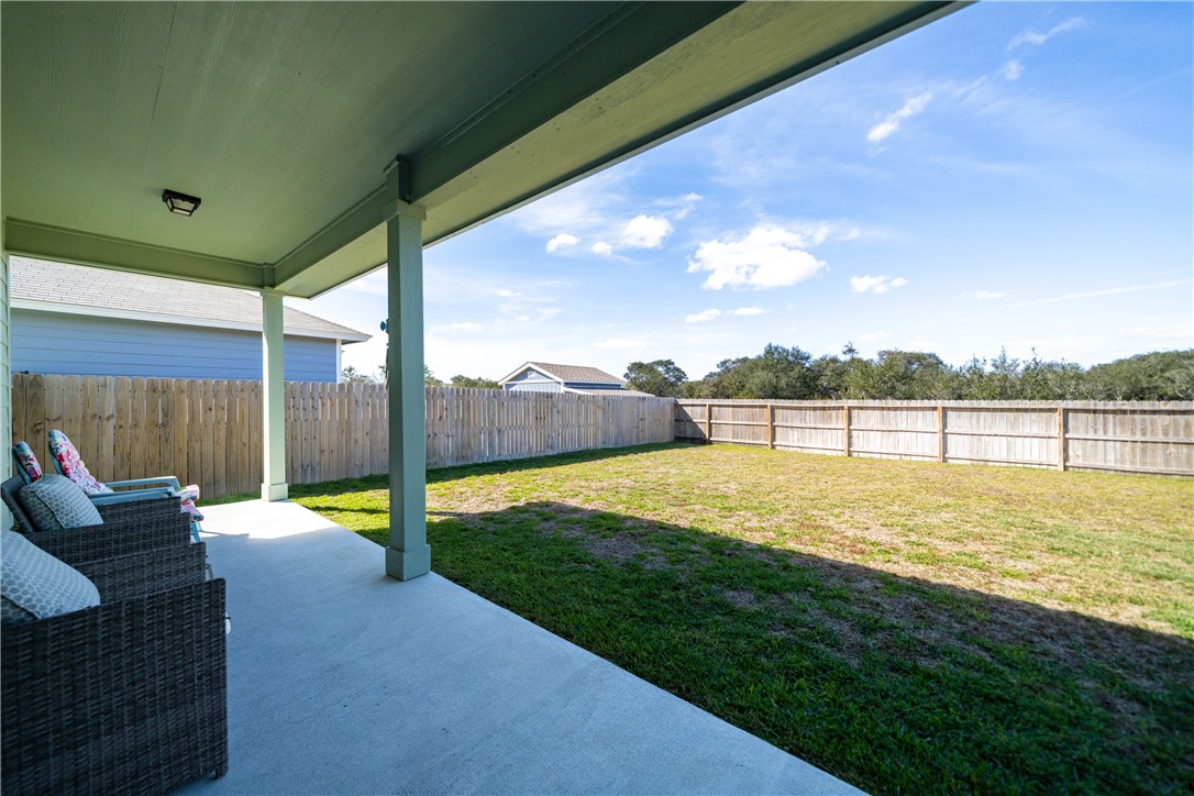 1906 Shellbank Avenue Aransas Pass, TX 78336 - Photo 23 of 27 a view of a backyard with swimming pool