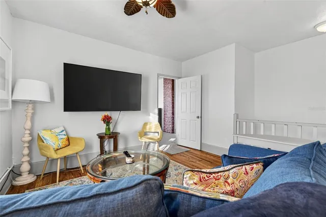 a view of an outdoor space with seating area