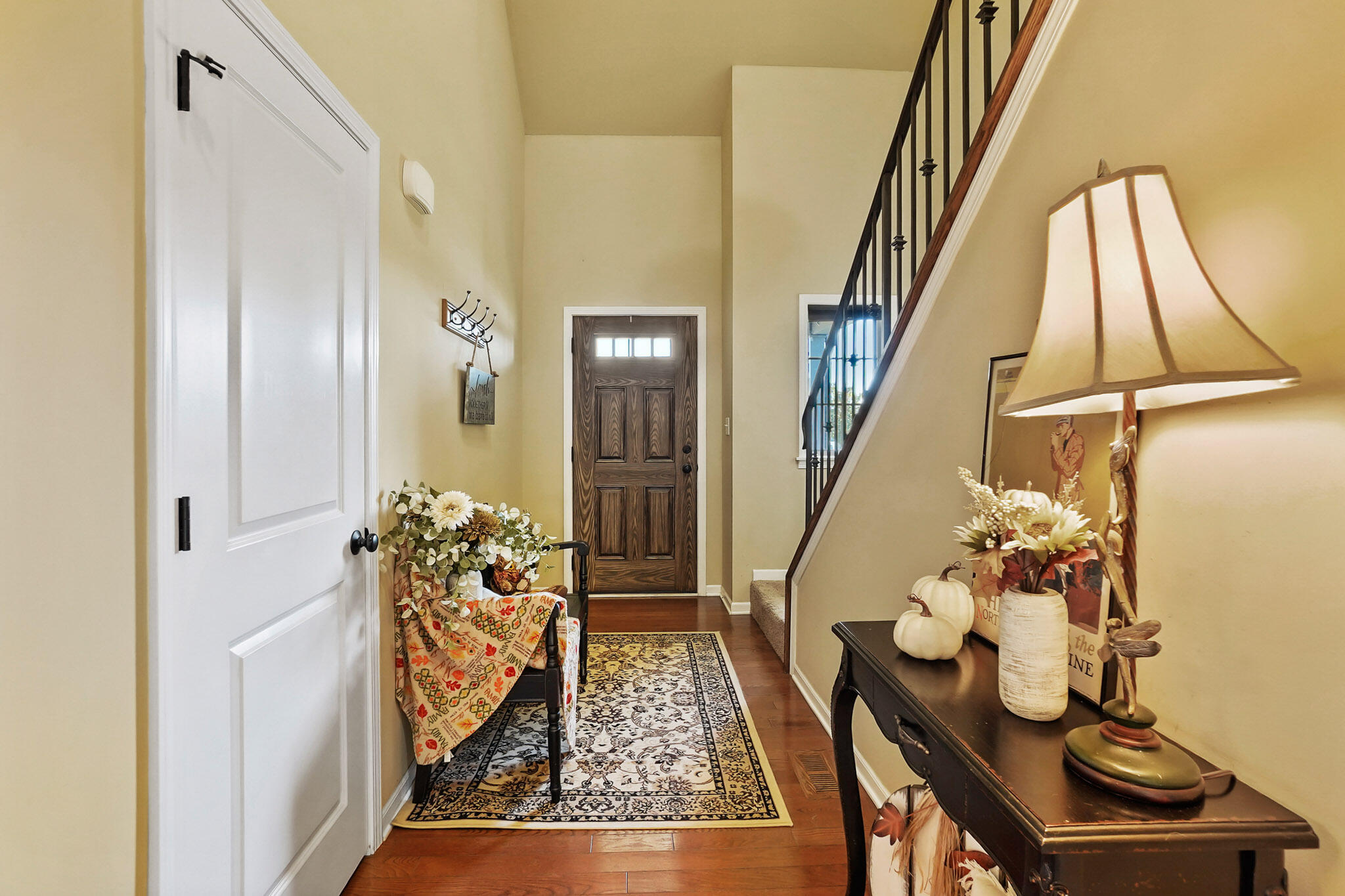 17266 Independence Drive Lowell, IN 46356 - Photo 2 of 28 a view of an entryway with wooden floor