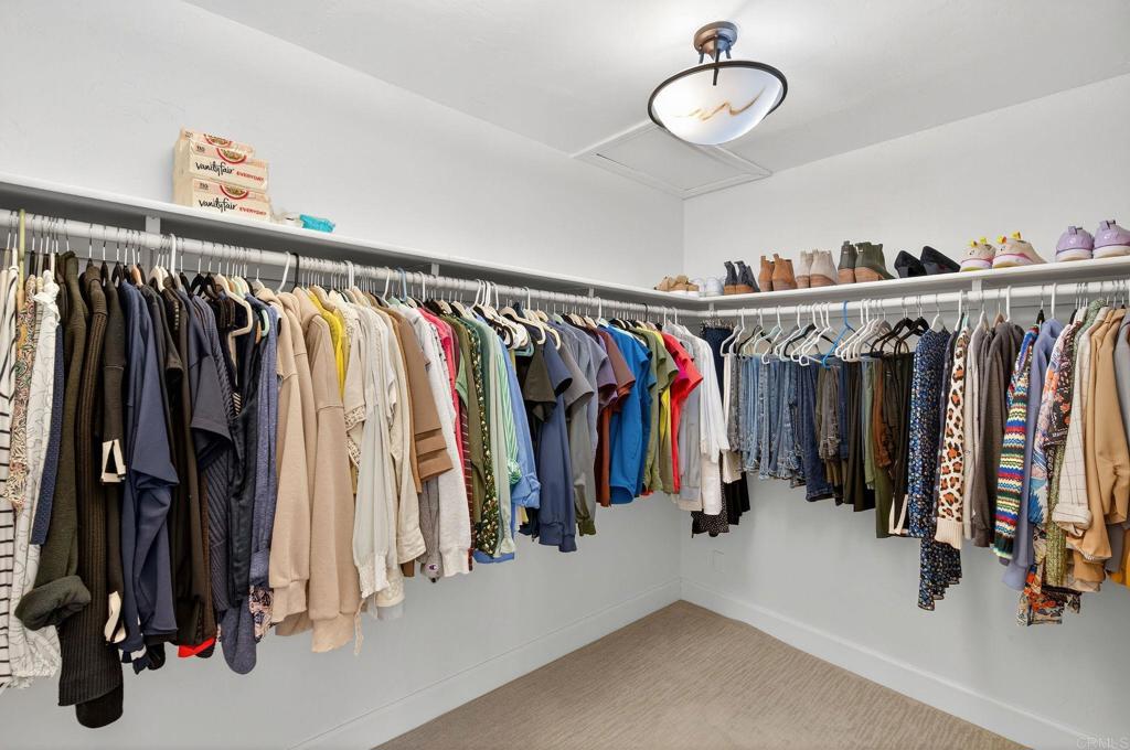 2930 Copley Avenue San Diego, CA 92116 - Photo 26 of 32 Walk in closet in primary bathroom. This is in addition to the large closet inside the bedroom.