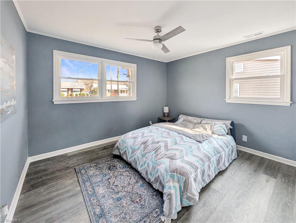 1614 Willow Road Greensboro, NC 27401 - Photo 3 of 16 Staged (not virtually) primary bedroom