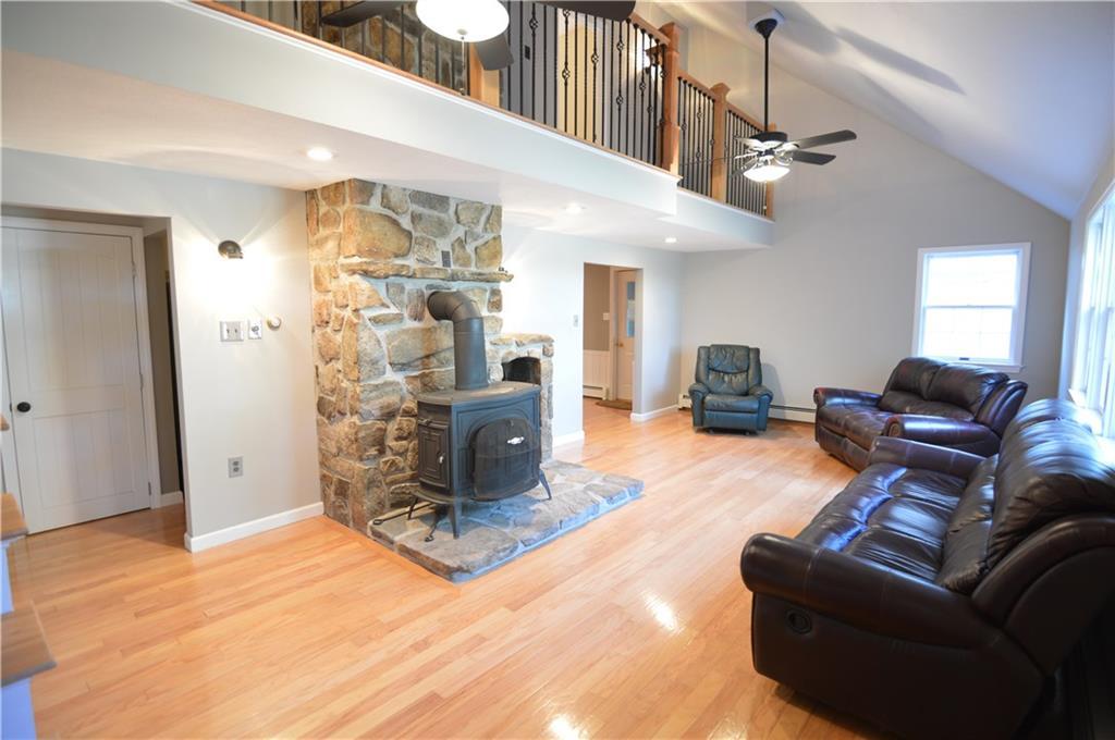 275 Stagecoach Road Unity, ME 04988 - Photo 2 of 19 Lounge, showing balcony hallway above
