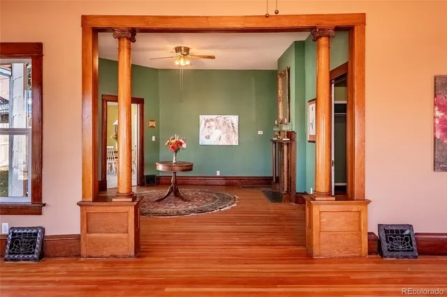 a house view with a outdoor space