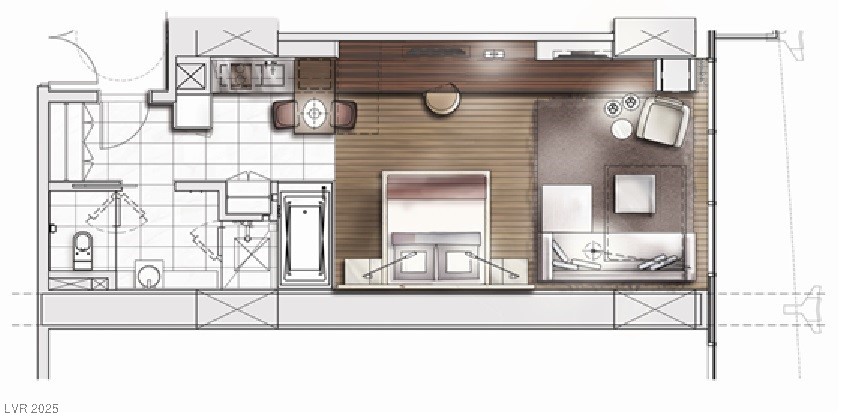 4381 West Flamingo Road, Unit 3903 Las Vegas, NV 89103 - Photo 30 of 31 Floor Plan