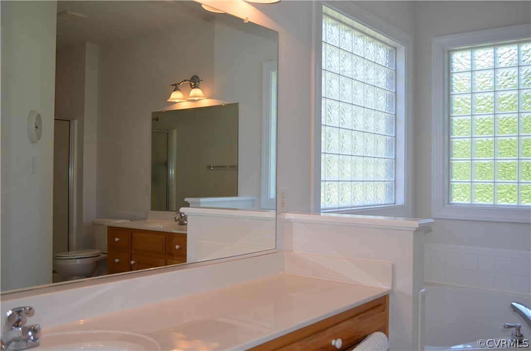 1006 Schroeder Road Powhatan, VA 23139 - Photo 14 of 30 Separate vanities, one with sitting area, corner t