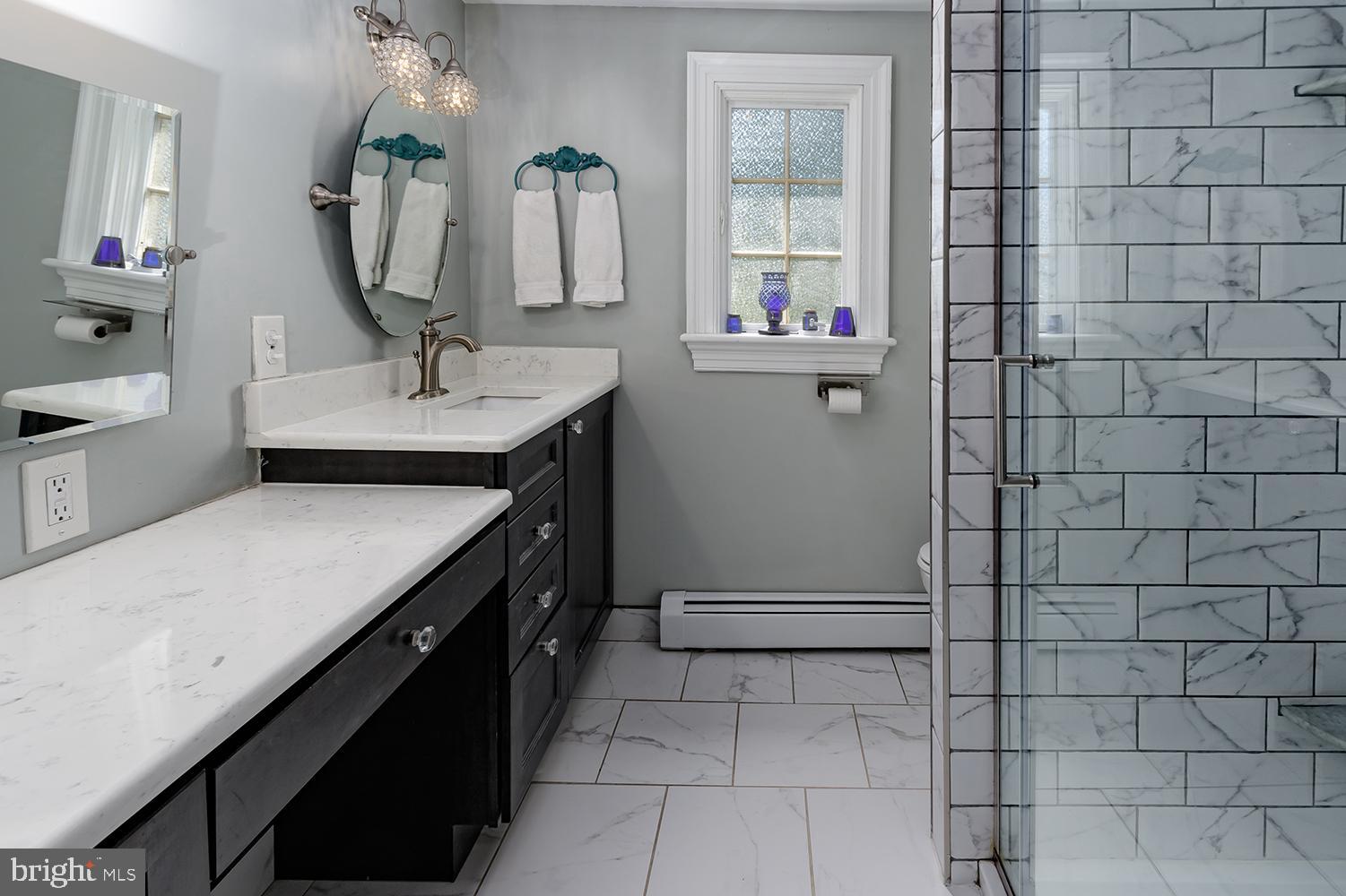 16 Union Street Medford, NJ 08055 - Photo 16 of 30 Updated full bath with shower stall