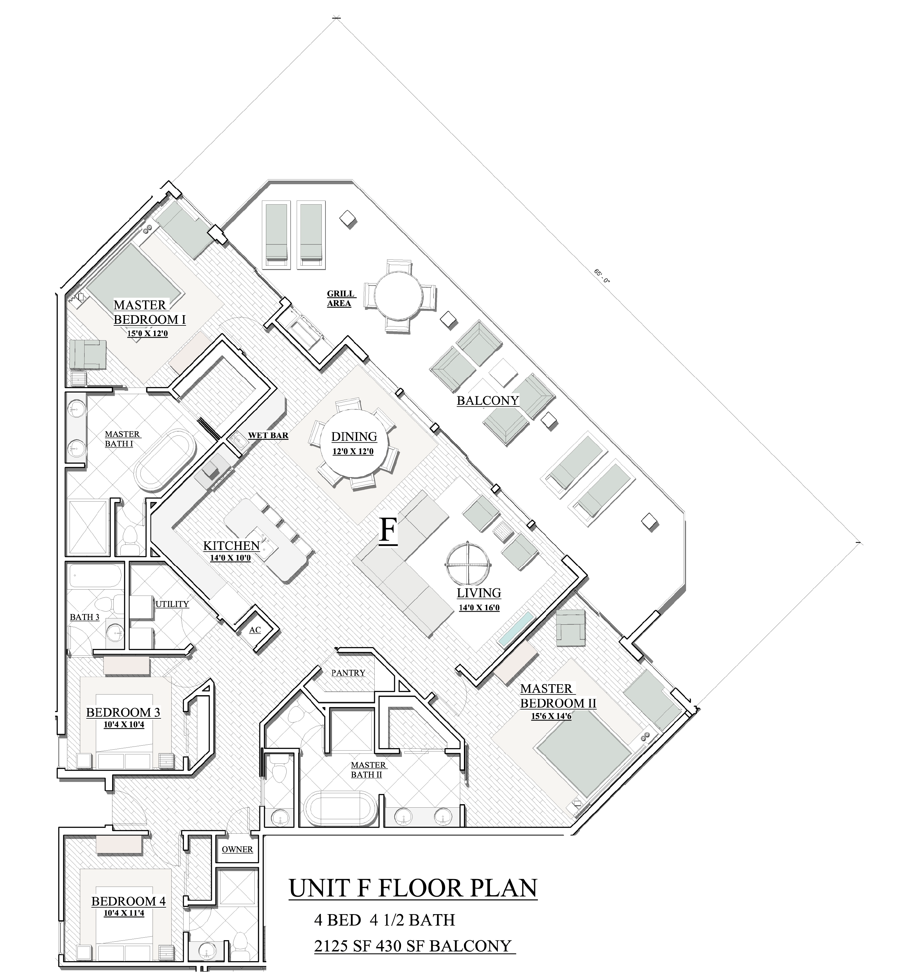 27006 Canal Road, Unit A 211 Orange Beach, AL 36561 - Photo 6 of 6 Floor Plan F
