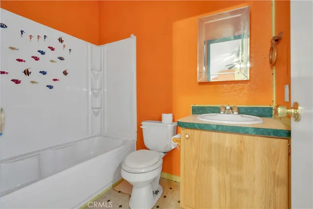 a room with furniture and closet