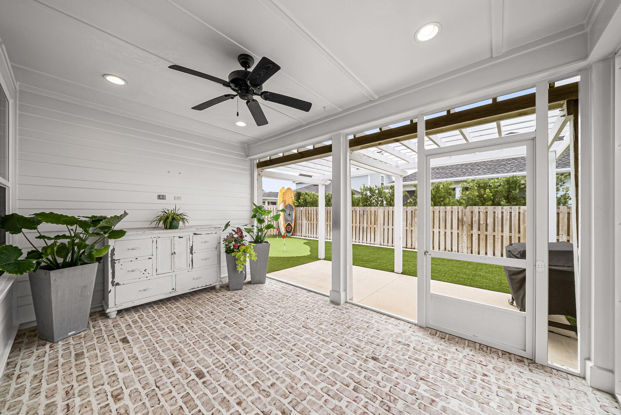 290 Windrow Way Watersound, FL 32461 - Photo 38 of 82 Covered Rear Patio