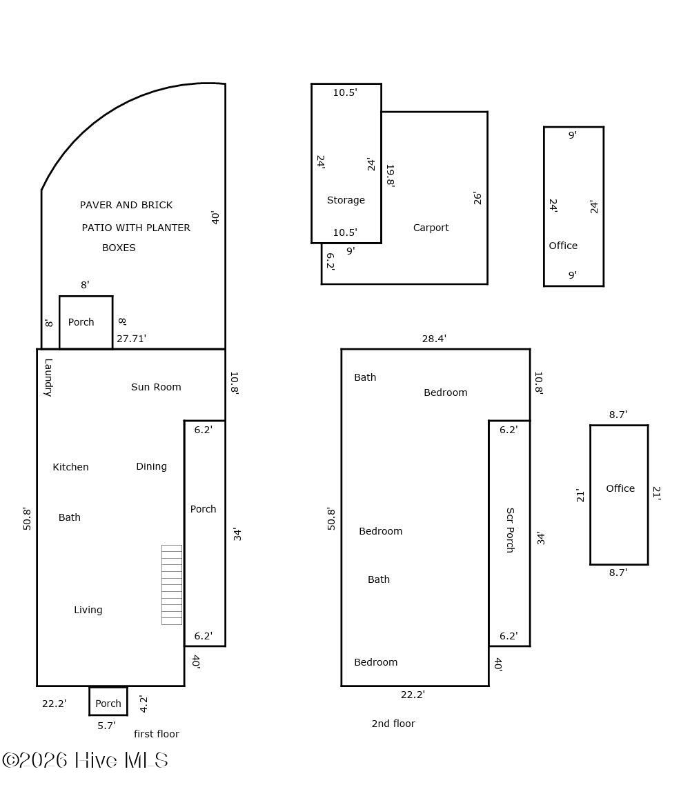 604 East Front Street New Bern, NC 28560 - Photo 53 of 53 floor plan 604 E Front Street