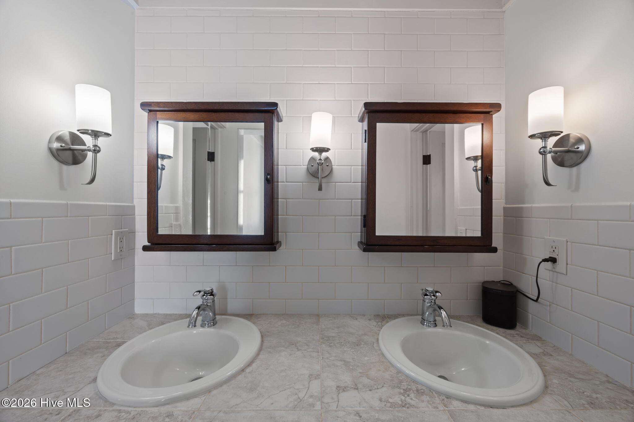 604 East Front Street New Bern, NC 28560 - Photo 35 of 53 double vanities in guest bathroom