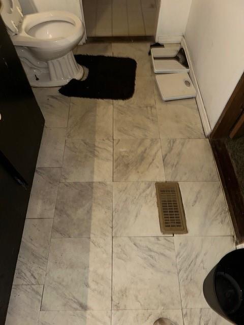 92 Vaughn Spur Northeast Cartersville, GA 30121 - Photo 34 of 50 a close view of a toilet in a bathroom