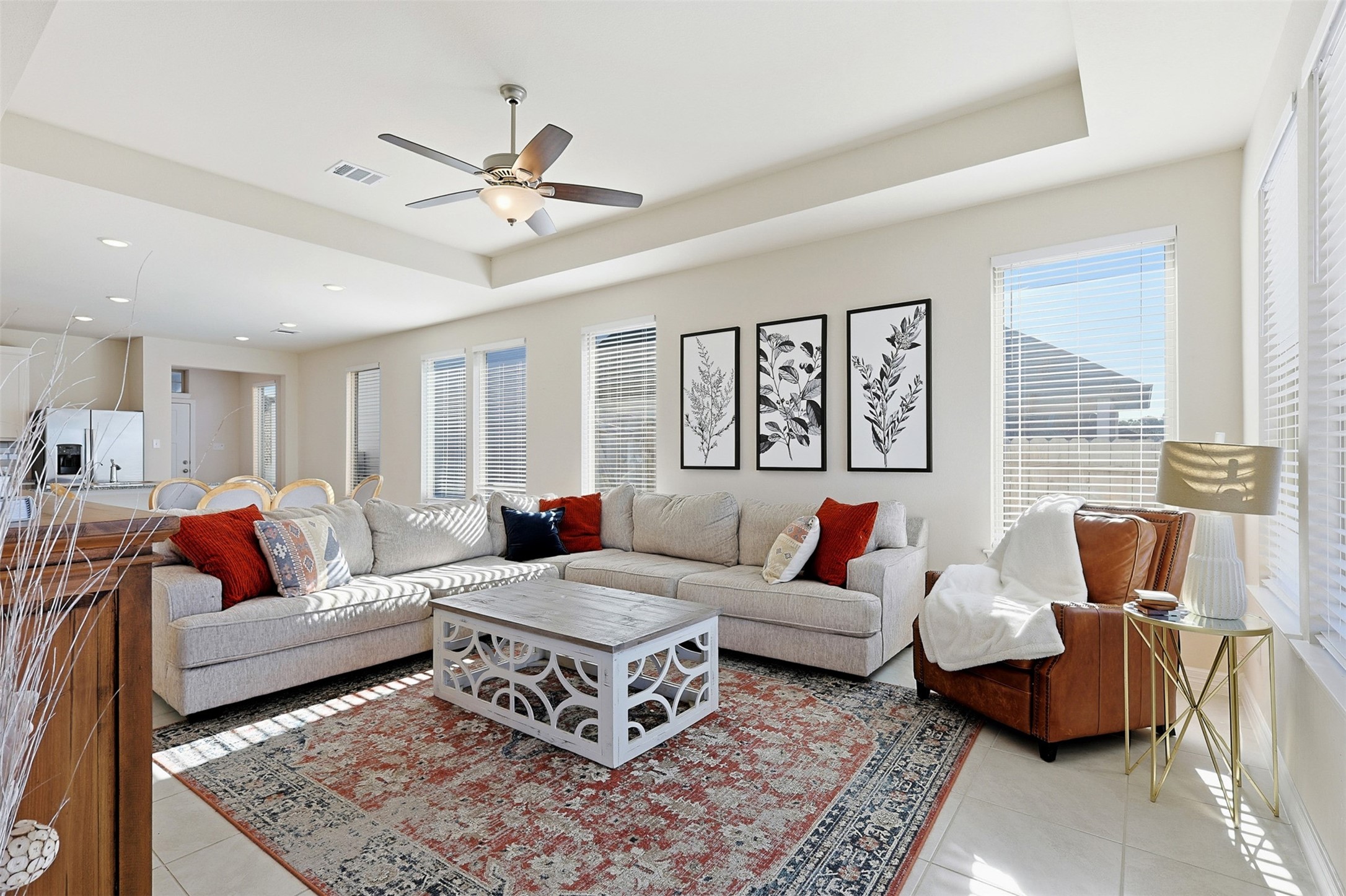 2773 Bluebonnet Ridge Drive Conroe, TX 77304 - Photo 5 of 23 a living room with furniture and a rug