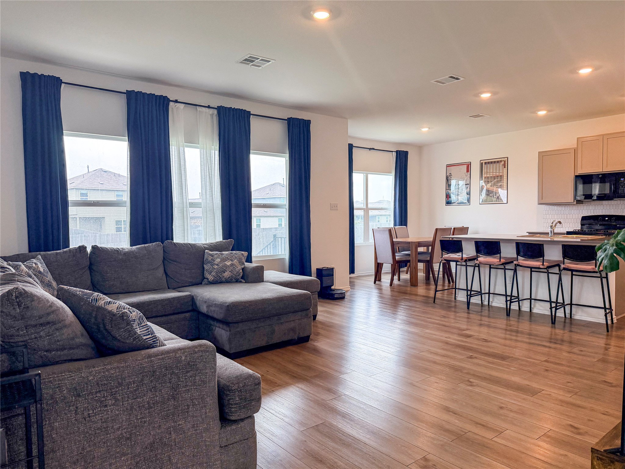 400 Canley Loop Hutto, TX 78634 - Photo 4 of 20 a living room with furniture and large windows
