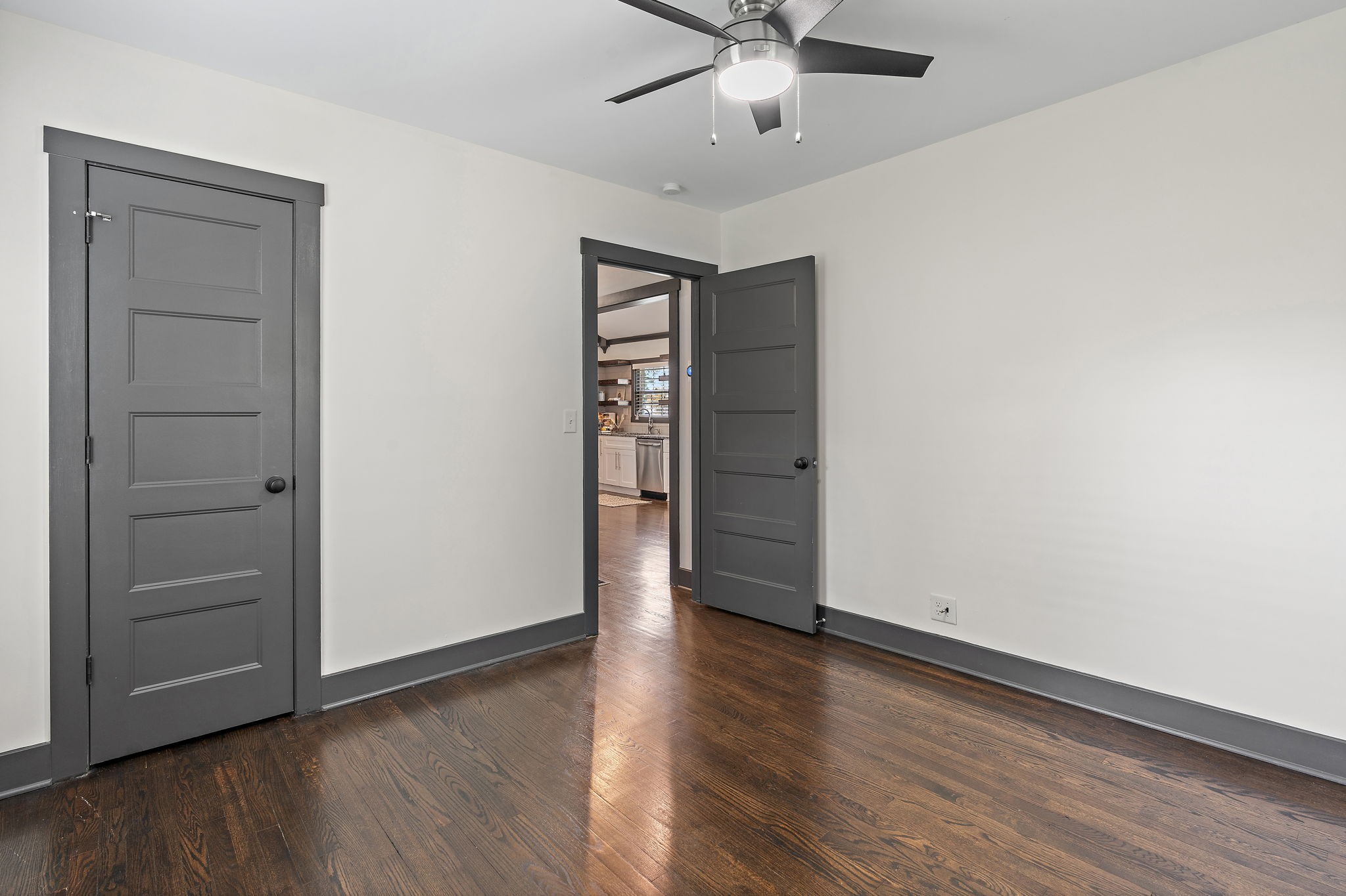 2614 Live Oak Road Nashville, TN 37210 - Photo 18 of 37 an empty room with wooden floor closet and windows